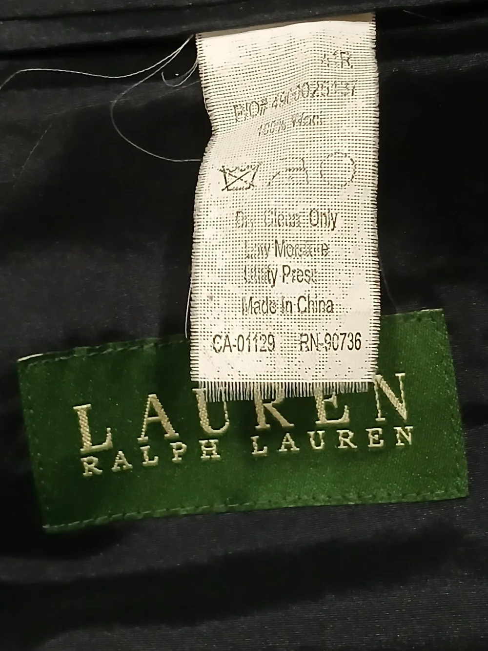 Vintage Ralph Lauren Navy Blazer with Gold Buttons